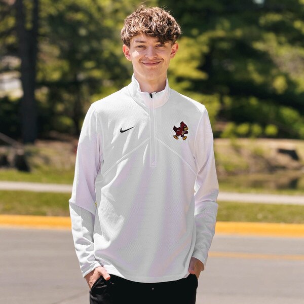 Nike Walking Cy White Dri-Fit Quarter Zip